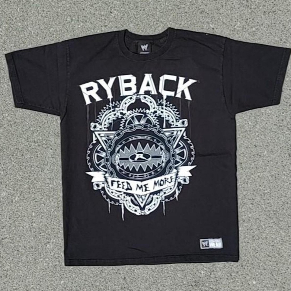 Vintage 2013 WWE Ryback Feed Me More T-Shirt Size M Wrestling Graphic Tee